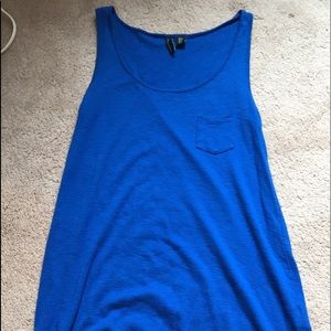 Blue tank top